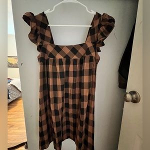Buffalo plaid dress